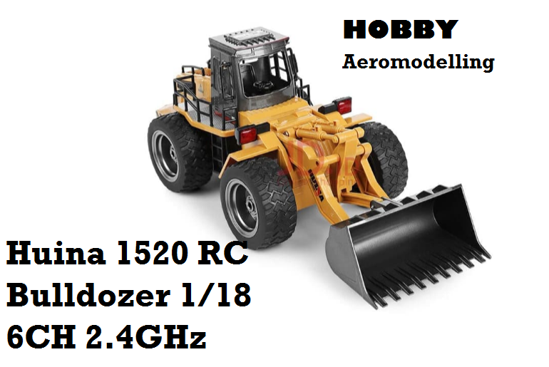 Buldozer Truck alat berat Huina 1520 1/18 6Ch Buldozer Truck alat berat Huina 1520 1/18 6Ch